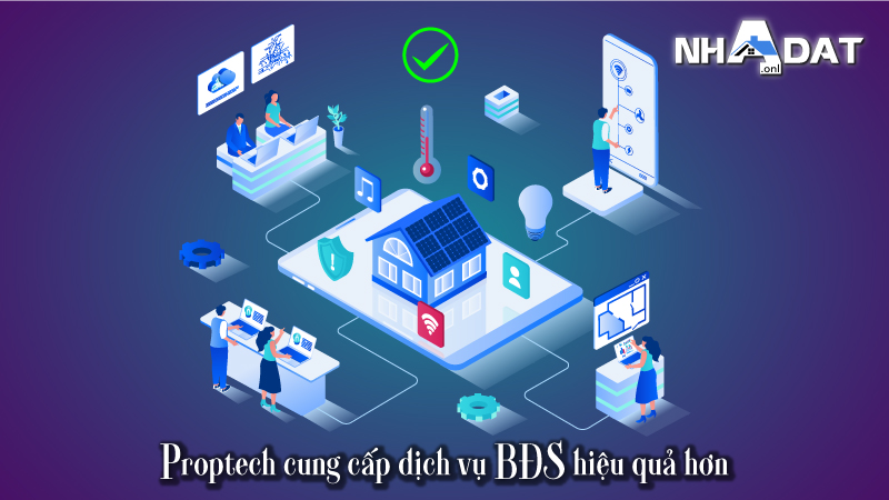 Proptech cung cấp dịch vụ bất động sản hiệu quả hơn